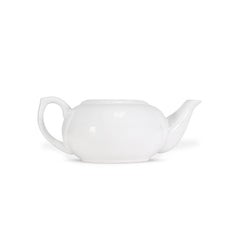 32oz Porcelain Teapot with Lid – Elegant Round Shape Design for Tea, Coffee